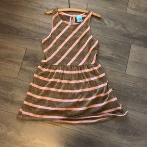 Gold and pink dress top
